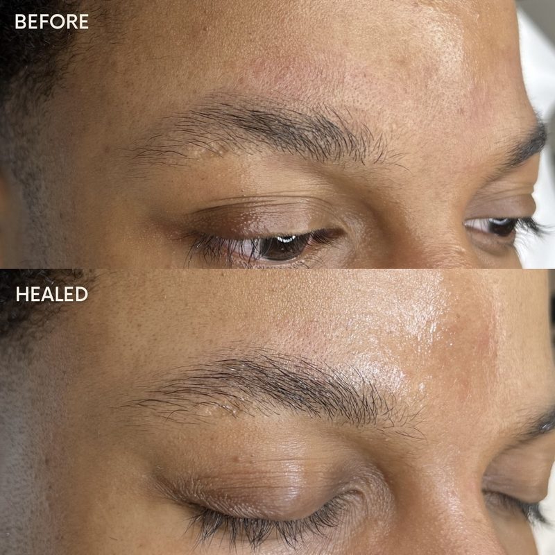 Man brows result